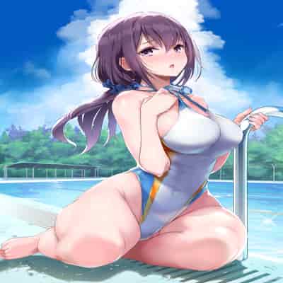 [ナイロン100_ (ナイロン)] 巨乳が悩みの水泳部員｜煩惱是巨乳的游泳社社員 [中文] [無修正] [DL版]